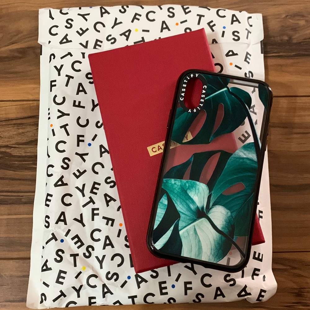 Casetify iPhone XS Leaf Case NEW